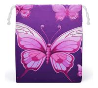 FCTVSKLN Storage Bags Makeup Bag Reusable Bags Toy Butterfly Printed Bag Toiletry Organizer Multipurpose Bags Suitable Cosmetics Headphones Jewelry, style, 20*25cm, Modern