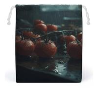 FCTVSKLN Storage Bags Makeup Bag Reusable Bags Toy Water The Tomatoes Printed Bag Toiletry Organizer Multipurpose Bags Suitable Cosmetics Headphones Jewelry, style, 20*25cm, Modern