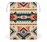 FCTVSKLN Storage Bags Native American Printed Makeup Bag Reusable Bags Toy Bag Toiletry Organizer Multipurpose Bags, style, 12*18cm, Modern