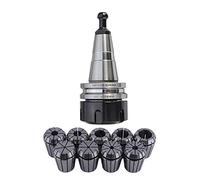 Fcuajdkq 1x ISO30 ER32 Balance Collet Chuck G2.5 24000rpm CNC Toolholder & 9pcs ER32 Spring Collet Set 2/4/6/8/10/12/16/18/20mm