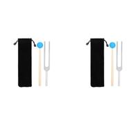 Fcuajdkq 2X 432 Hz Tuning Fork Sound Healing Instruments Clinical Grade/Sensory for Healing Musical Instrument Stress