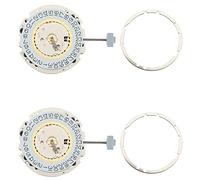 Fcuajdkq 2X 705-3 705 Quartz Watch Movement with Date Display One Jewel Plus Battery Inside Standard Watch Movement