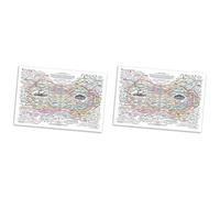 Fcuajdkq 2X Healing Web Poster Chart Canvas Wall Art Horizontal Poster Print Mental Health Posters