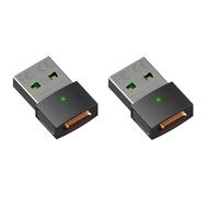 Fcuajdkq 2X USB Mouse Mover Undetectable Mouse Jiggler with Memory Function Automatic Mouse Mover Jiggler Keeps PC Awake