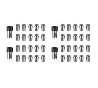 Fcuajdkq 40Pcs Er16 Spring Collet + Motor Shaft 8Mm Extension Rod Holder CNC Milling Lathe Tool Engraving Machine