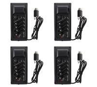 Fcuajdkq 4X Complete Kit EQ Pre-Amp Plus Pickup for Acoustic Guitar 7545R-4 Bands Plus Volume Control,Supplied with A Battery Box