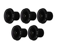 Fcuajdkq 5X HD Fisheye Cctv Lens 5MP 1.8mm M12X0.5 Mount 1/2.5 F2.0 180 Degree for Video Surveillance Camera Cctv Lenses