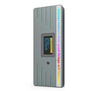 Fcuajdkq Smart M.2 NVMe/ SSD Enclosure, USB 3.2 Gen 2 10Gbps, External M2 Adapter Supports M-Key B + M Key UASP RTL9210