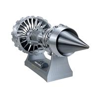 Fcuajdkq TR-900 Turbofan Engine Model Construction Kit Scientific Experimental Jet Engine 3D Printing Craft Model Toy 40 cm