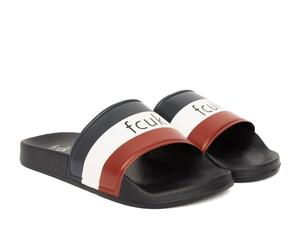 FcUK 2 Colour Men's Sliders Men's | Sliders | Marine / White / Red | UK Size 8