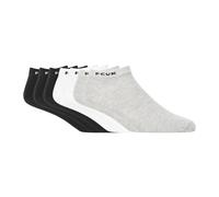 Fcuk 7pk Trainer Socks Mens - Multicolour - Size UK 7-11