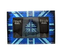 FCUK Rebel Him 100ml EDT Gift Set
