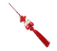 FCXDMY 3Pcs Knot Tassel Car Hanging Ornament Fortune Decoration Stylish Auto Accessory for Home Unique
