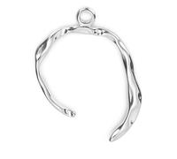 FCXDMY necklace 10pcs/lot Titanium Steel Geometric Craft Earrings for Women Pendants Jewelry Making Supplies Bulk