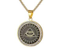 FCXDMY necklace 2025 Eye Of Horus Pendant Ancient Egypt Protection Jewelry Gift Men And Women Spiritual Amulets With For You Accessories Creative