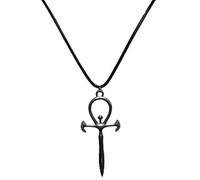 FCXDMY necklace 2025 Goth Vampire Gothic Ankh Cross Occult Pendant Charm Dracula Nosferatu Symbol Jewelry Accessories Creative Gift