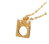 FCXDMY necklace For Trendy 2025 Rhinestone Rose Choker Zircon Sunrise Women Gold Color Collar Evil Eyes Jewelry Accessories Creative Gift
