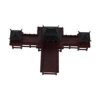 FCXDMY Pavilion Pagoda Aquarium Statue Quality Chinese Ancient Architecture Model Micro Landscape Garden Accessory for Fish Tank and Bonsai Decoration Asian Style Ornament