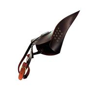 FCXDMY Plague Doctor Mask Steampunk PU Leather Bird Beak Mask Halloween Costume Props Coffee