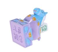 FCXDMY Resin Horse Stamp Statue Chinese Figurine for Home Decor Smooth Craft Symbol of Fortune and Success Horse Year Celebration