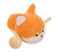 FCXDMY Wooden Fish Temple Block Creative Musical Desk Ornament Zen Buddhist Calming Decoration for Office Home Relaxation