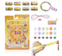 FCXVX apybara Sticker Bracelet Making Kit,Mini Holographic Sticker Bracelet DIY Stickers Bracelets Kit,Creative Reusable Toy for Party Favors,Friendship Gifts,School Prize,Birthday Gifts
