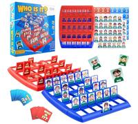 FCXVXCL Who Is Game? Funny Family Game Picture Board Games with People Cards Parent Child Educational Toy Include Character Sheets Gifts for Friends and Familys