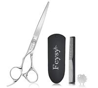 FCYSY Professional Left Handed Barber Scissors, 6” Lefty Hair Cutting Scissors for Women & Men