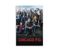 FCYYDS Chicago Pd Poster Canvas Posters Wall Art Print Aesthetic Room Decor Home Office Decoration 08x12inch(20x30cm) Unframe-style