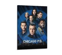 FCYYDS Chicago Pd Poster Canvas Posters Wall Art Print Aesthetic Room Decor Home Office Decoration 12x18inch(30x45cm) Frame-style