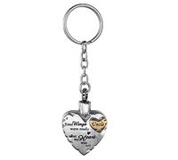 FCZDQ Your Wings were Ready but My Heart was Not Stainless Steel Cremation Jewelry for Ash Urn Keychain Gold Uncle, Uncle, One size