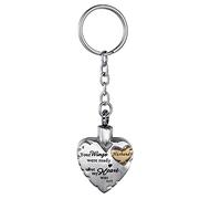 FCZDQ Your Wings were Ready but My Heart was Not Stainless Steel Cremation Jewelry for Ash Urn Keychain Gold Husband, Husband, One size