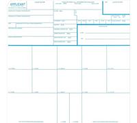 FD-258 Fingerprint Card, 10 Pack - Latest Version Rev. 10/31/2023 Form - Ink & Live Scan Compatible - Use in Law Enforcement, Employment, Film or Video