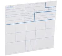 FD-258 Fingerprint Card - Blue, 10 Pack (Blue, 10)