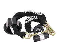 FD-MOTO STEEL 3KG 1.2M*10mm Chain Lock + Ground Wall Anchor Anti-theft Heavy Duty for motorbike motorcycle scooter bike bicycle ATV
