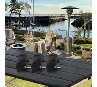 FD4 Tilt Switch for Outdoor Propane Heaters - 3-Pack Safety Replacement Part, Automatic Gas Cut-Off, Black Plastic, 44.4 x 54.8 mm, Compatible with for