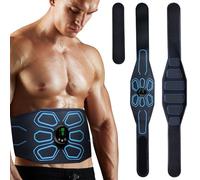 FDA Cleared - MHD TENS Muscle Stimulator Electronic Abs Muscle Toner Ab Machine Trainer for Abdomen Easy Abs Muscle Stimulation and Activation, Home Gym Use