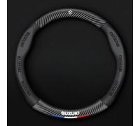 FDAFZCIOK Car Steering Wheel Cover for Suzuki Alto VII 2009-2014, Anti-slip Comfortable & Durable Breathable Stylish Car Interior Accessory,Black