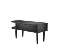 FDB Furniture F24 Bench 90 cm Black Oak