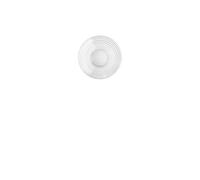 FDB Furniture U12 Slaterhage Wall Lamp Ø12 Clear/ White