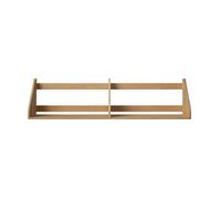 FDB Møbler B5 shelf 21x100 cm Oak nature lacquered