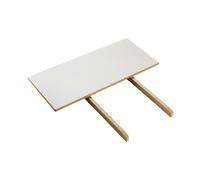 FDB Møbler C35 table extension leaf 82x37 cm light grey-oak nature lacquered