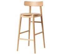FDB Møbler - J184 Øst Bar Stool Oak, 75 cm - Oak