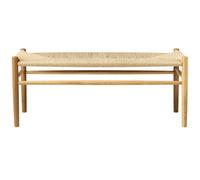 FDB Møbler - J83B Bench, Lacquered Oak - Lacquered Oak