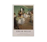 FDBEKPJY Degas Art Poster, Degas The Dance Class, Vintage Art Canvas Poster Bedroom Decor Landscape Office Room Decor Gift 12x18inch(30x45cm)