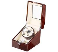 FDBNBJHJE Automatic Watch Winder for 2 Watches + 3 Storage Quiet Motor Adapter and Battery Powered Wood Shell Piano Paint Exterior It's so Kind of You