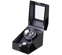FDBNBJHJE Automatic Watch Winder for 2 Watches + 3 Storage Quiet Motor Adapter and Battery Powered Wood Shell Piano Paint Exterior It's so Kind of You