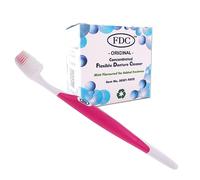 FDC Flexible Denture Cleaner & Silicone Brush ~ (Pink)