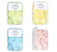 FDCGAS Soap Sheets for Travelling - 300 Tablets Soap Sheets, Disposable Paper Soap, Soap with Plastic Box, Portable Paper Soap, 100 Pieces Soap Sheets/Each Box, for Outdoor, Camping, Travel