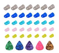 FdcZeyxior 35pcs Guitar Silicone Finger Protector, 5 Sizes, Color Coded, Anti-Slip, Suitable for Guitar, Ukulele, Banjo, Harp, Mandolin